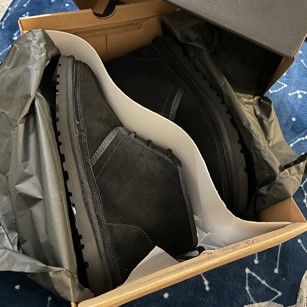 UGGs Neumel Classic Boots - MEN, SIZE 9, BLACK